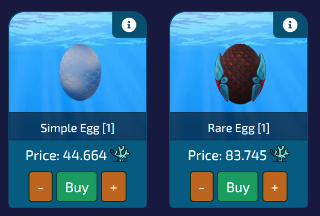 CoinToFish-Eier-kaufen